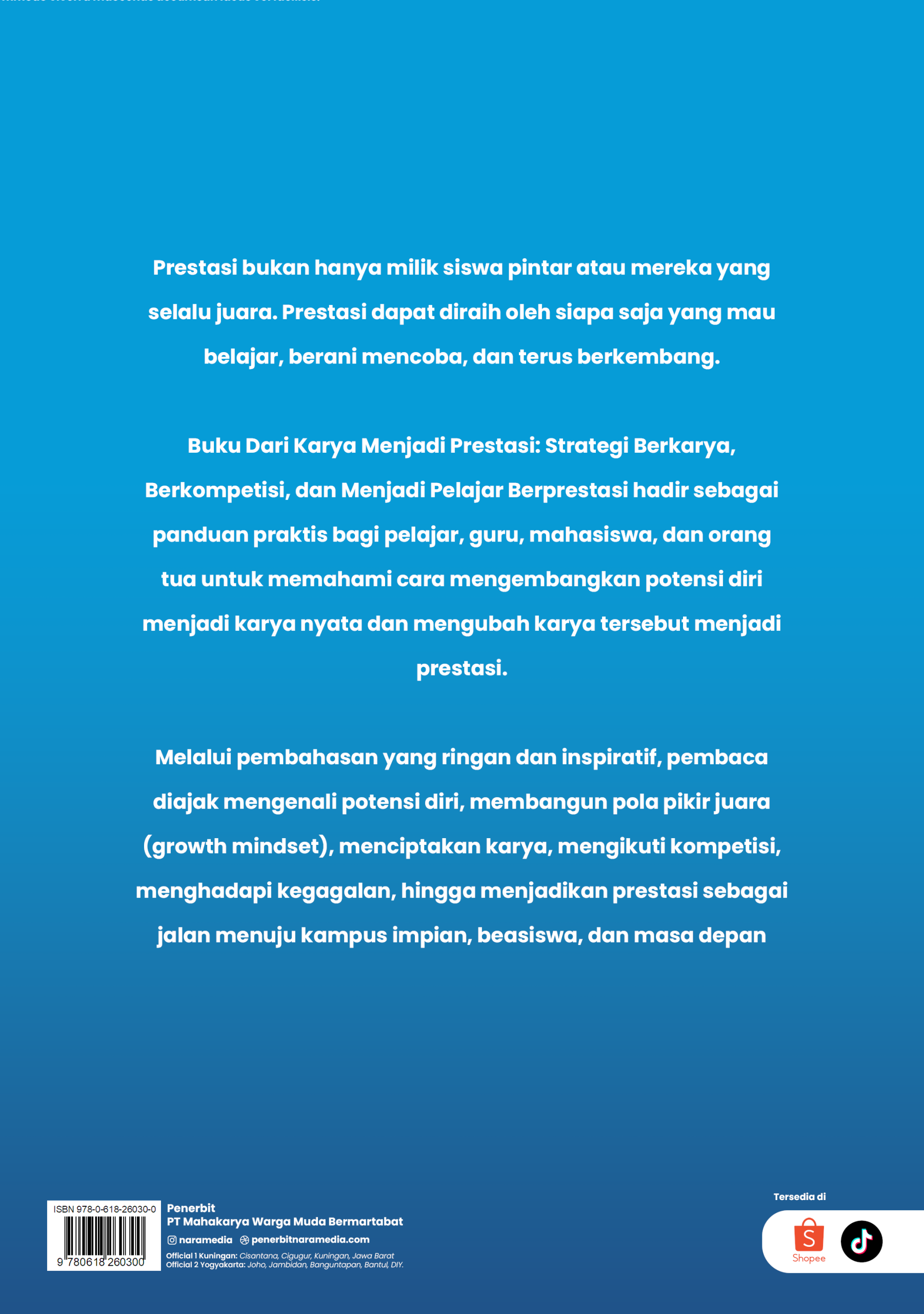 DARI KARYA MENJADI PRESTASI Strategi Berkarya, Berkompetisi, dan Menjadi Pelajar Berprestasi - Image 2